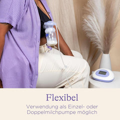 Pompă de sân electrică Lansinoh 2 în 1 - afișaj LCD iluminat - pompare pe una sau ambele părți - reglabilă individual - mai mult lapte în mai puțin timp Accesorii Hrana si Alaptare Bebe Naty Shop