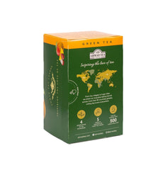 Ahmad Tea - Mango & Lychee - Ceai verde cu mango și litchi - Cu bucăți de fructe - Plicuri de ceai ambalate individual, cu aromă sigilată, cu 2 g de ceai per porție - 20 de pliculețe de ceai cu bandă (pachet cu 2)