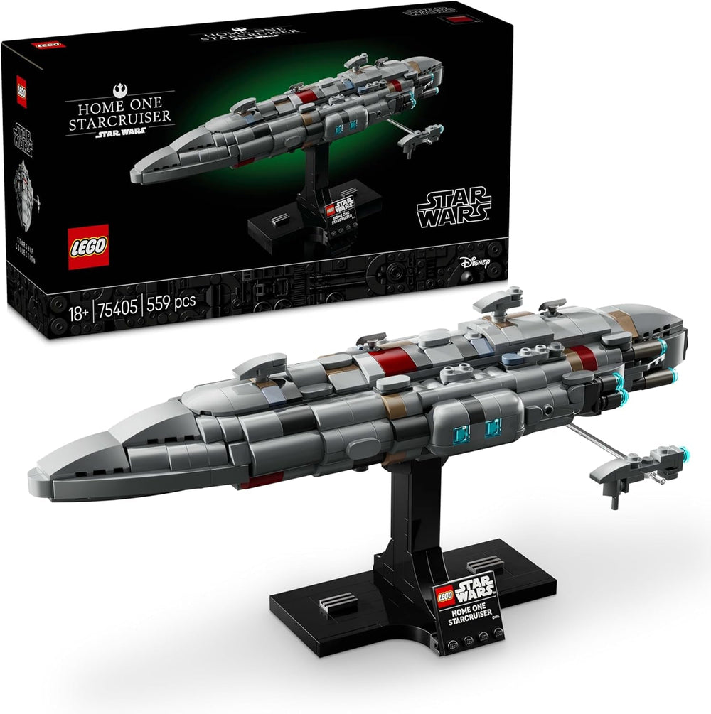 LEGO Star Wars 75405 Home One Starcruiser z Návratu Jediho - Model hvězdné lodi - Fantasy a sada na sestavení a vystavení - Dárek pro dospělé a dospívající fanoušky Stavebnice Besuche den LEGO-Store Výchozí název