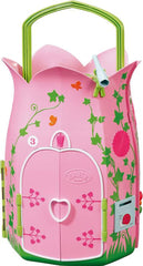 BABY Born Pohádková chaloupka, skládací domeček pro panenky 18 cm se stolkem, krbem, lehátkem a dalekohledem, růžovozelená, 833803 Zapf Creation Dollhouses Naty Shop Výchozí název
