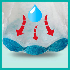 Noční kalhotkové plenky (stará verze), velikost 5, 22 kusů, 12kg-17kg (balení 2 ks)