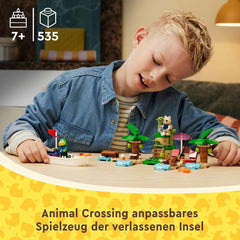 LEGO Animal Crossing Käptens Island Prohlídka lodí, kreativní hračka pro děti se 2 minifigurkami ze série videoher včetně Huschke, dárek pro dívky a chlapce od 6 let 77048 Stavebnice Besuche den LEGO-Store