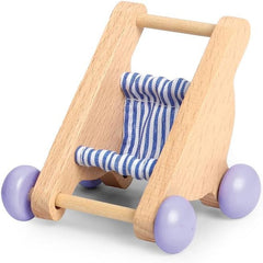 Hape Baby Room – Set cameră de păpuși din lemn, mobilier pentru păpuși pentru copii, accesorii pentru casă de păpuși pentru copii mici, cameră de copii în miniatură cu leagăn și accesorii, joc de rol de la 3 ani