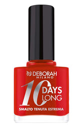 Oja nr. 39 Geranium Red, cu efect de 10 zile, rezistă până la 10 zile fără retușuri sau lampă UV, pentru unghii îngrijite și strălucitoare.