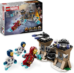 LEGO Marvel Iron Man & Iron Legion vs. Hydra Soldier, stavebnice Avengers, kreativní herní sada pro děti a fanoušky superhrdinů, dárek pro chlapce a dívky 6 let 76288 stavebnice Besuche den LEGO-Store Výchozí název