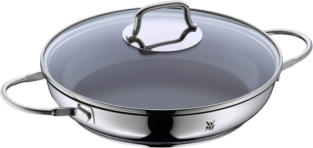 WMF Devil tigaie de tocană cu inducție 26 cm cu capac din sticlă, Cromargan din oțel inoxidabil acoperit, acoperire ceramică, rezistentă la cuptor Oale si Tigai Naty Shop Default Title