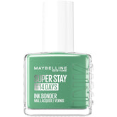Maybelline New York Super Stay Ink Bonder 959 Sea Glass - Dlouhotrvající lak na nehty pro silné nehty a intenzivní barvu, 12,3 ml