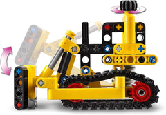 Stavebnice těžkého buldozeru LEGO Technic Buldozer Přidejte na své staveniště Stavební hračka pro děti Technický dárek pro chlapce a dívky 7 let 42163 Stavebnice Besuche den LEGO-Store