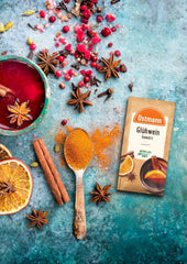 Ostmann Gewürze – Glühwein-Gewürz, Gewürzmischung für Glühwein, Punsch, Feuerzangenbowle & Kinderpunsch, ideální pro Winter- und Weihnachtszeit, vegan, 12 g (1er Pack)
