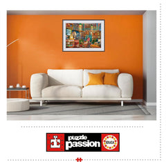 Educa - Puzzle 1000 dílků pro dospělé | Knihovna. Rozměry: 68 X 48 cm. Obsahuje lepidlo na puzzle Fixpuzzle. Už 14 let (19925) Puzzle Naty Shop