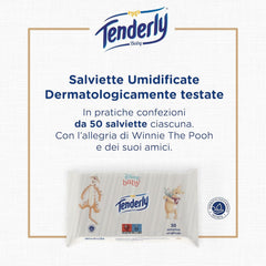 Șervețele umede Disney Baby Wipes, șervețele moi, ideale pentru curățarea zilnică a bebelușului, cu personaje Disney, pachete de 12, fabricate în Italia, testate dermatologic