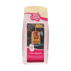 Funcakes Mix Für Crème Pâtissière, Einfach Zu Berübenen, Köstlicher Pudding Zum Füllen Von Kuchen, Cupcakes Und Anderen Leckereien, Nur Wasser Addenden, Halal., 1 kg Směs na pečení a vaření Naty Shop 1 kg (1Er Pack) Vanilka