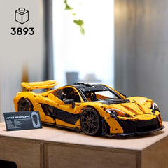 LEGO Technic Mclaren P1 Super sada sportovních aut Pro dospělé fanoušky aut Dárek V8 Pístový motor 7rychlostní převodovka Model autíčka Sada autíček 42172 Stavebnice Besuche den LEGO-Store