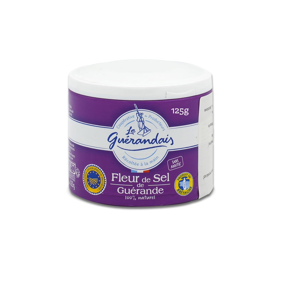 Handgeschöpftes Fleur de Sel, DE GUERANDE, 125g Dávk