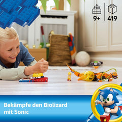 LEGO Sonic the Hedgehog Super Shadow vs. Biolizard, hračka pro hráče, dárek pro chlapce a dívky, sběratelská sada her pro děti a fanoušky videoher, s figurkami postav 77003 Stavebnice Besuche den LEGO-Store