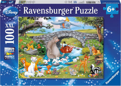 Ravensburger puzzle pentru copii - 10947 Familia Animal Friends - puzzle Disney pentru copii de peste 6 ani, cu 100 de piese în format XXL Puzzle Naty Shop Titlu implicit
