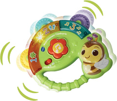 Vtech Baby Musical Bee Tambourine - Jucărie muzicală cu numere, sunete amuzante, propoziții și cântece - Pentru copii cu vârsta cuprinsă între 3-36 luni Jucarii Bebe Naty Shop