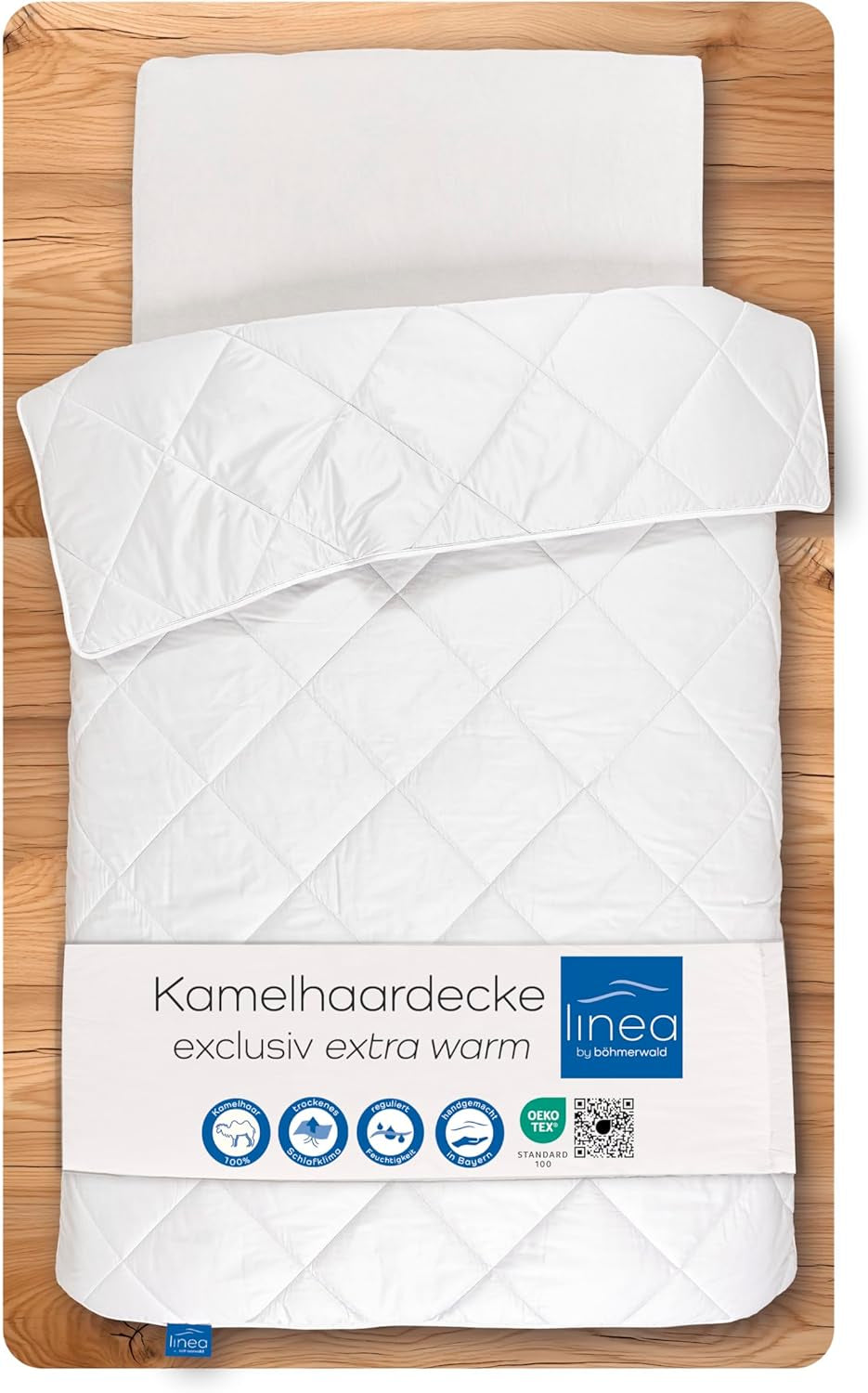 Exkluzivní peřina, velbloud, bílá, 135 X 200 cm Naty Shop peřiny a přikrývky 135 X 200 Cm