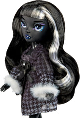 Rainbow High Shadow High Girl's Night – Shanelle Onyx – Păpușă la modă de 28 cm în nuanțe de gri, păr negru și ținută cu accesorii și pieptene – Pentru colecționari și copii cu vârsta de 6 ani și peste