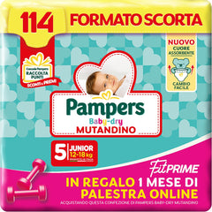 Plenky Pampers Baby Dry Pants a Fit Prime Maxi, velikost 138, velikost 4 (8-15 kg), 1 měsíc zdarma online v posilovně