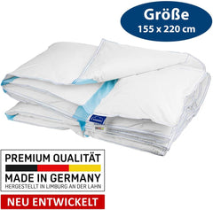 Plapumă Genius Eazzzy Climate Comfort 155 X 220 Cm, Etanșă la fibre, Plapumă ușoară pentru toate anotimpurile, Plapumă respirabilă, Temperatură plăcută pentru somn, Plapumă pentru toate anotimpurile Plapumi si pilote Naty Shop