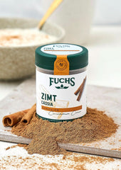 Fuchs Ground Cassia Cinnamon - K dochucení pečiva, dezertů nebo čajů, 45 gramů Condiments Naty Shop