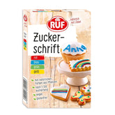 RUF, glazura pentru scris pe prajituri, biscuiti, torturi, fara gluten, vegan, 4 x 25 grame Glazuri si Decor Naty Shop