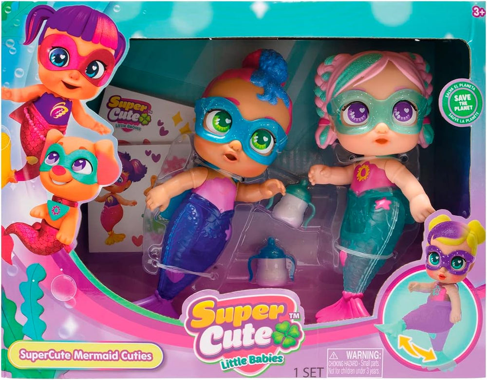 Super čistá mini siréna Kala und Gabi 12 cm s dobře známými svíčkami, hrami ve vodě (64320046)