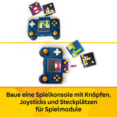 Retro herní konzole LEGO Creator 3v1 – promění se v arkádový automat nebo počítač s klávesnicí a myší – nápad na dárek pro hráče a chlapce a dívky od 8 let – 31380