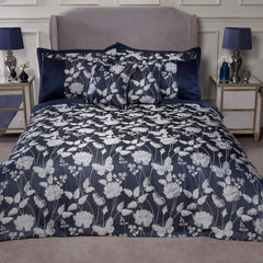 Přikrývka Butterfly Meadow Super King, 100% Polyester, Navy Blue Přikrývky Naty Shop Navy Super King