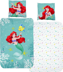 Arielle Meerjungfrau Bettbezug 135X200 80X80 Baumwolle · Kinderbettwäsche Für Mädchen Disney Prinzessin Mermaid · 2 Teilig Naty Shop Výchozí název