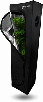 40x40x160cm pěstební stan se systémem kabelového vedení, okénko, kovový rám, tkanina 1680D, taška na pěstování - vnitřní pěstební box - nejlepší skleník pro množení rostlin