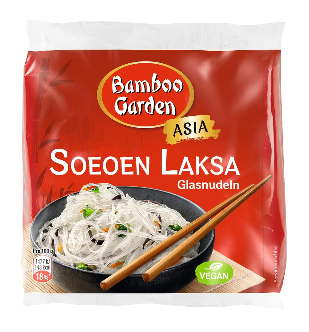 Skleněné nudle Bamboo Garden Soeoen Laksa, 100g