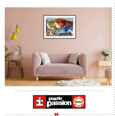 Educa - Puzzle 1000 dílků pro dospělé | Sant Jordi, Lily Brick. Rozměry: 68 X 48 cm. Obsahuje lepidlo na puzzle Fixpuzzle. Už 14 let (19926) Puzzle Naty Shop