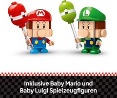 LEGO Mario Kart - Baby Mario vs. Baby Luigi Nintendo Sběratelské figurky 2 sestavitelné Speedmen Dárek pro kluky, dívky a hráče 8+ dobrodružná hračka 72034 Stavebnice Besuche den LEGO-Store