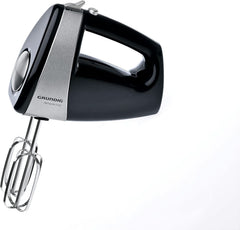 Grundig HM 5040 Premium-Handmixer (300 Watt), Schwarz-Silber Naty Shop