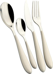 Bugatti GGAU-023F50 Gioia stolní servis, prsa/ocel, 22 X 8 X 30 cm, barva slonová kost, 24 kusů Kitchen Naty Shop