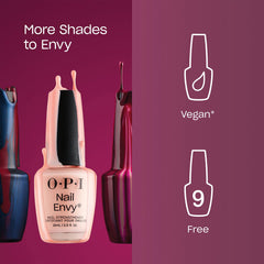 OPI Nail Envy – Veganský posilovač pro poškozené nehty – Obnovující péče o nehty s technologií Tri-Flex a biotinem – pro 95 % silnější přírodní nehty* za jeden týden