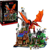 LEGO Ideas Dungeons & Dragons: Sága o Červeném drakovi, Stavebnice pro dospělé, Dungeons and Dragons Nápady na dárky pro fanoušky, Fantasy stavebnice, Kreativní činnost 21348 Stavebnice Besuche den LEGO-Store Výchozí název