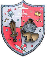 0255053 FORMĂ DE FURSECURI DIN PLASTIC KING, 2 BUCĂȚI, Argintie