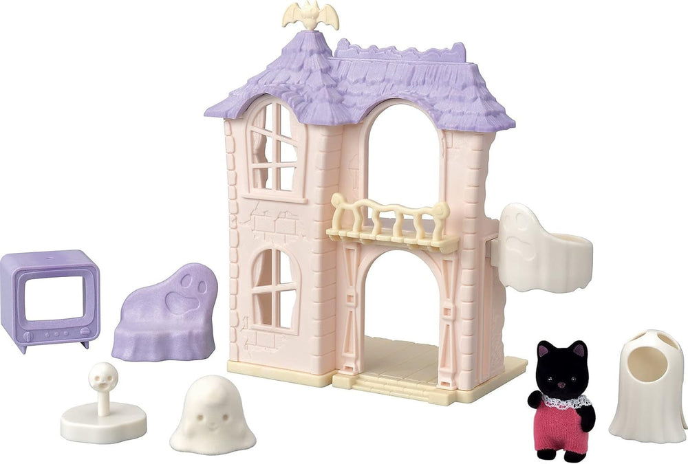 Sylvanian Families 5542 Spooky Haunted House - Domeček pro panenky Hrací sada Domky pro panenky Naty Shop Single