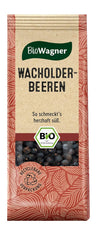 BioWagner - Bio Wachholderbeeren | ideální pro Wild, Sauerbraten nebo Kysané zelí | naturbelassene Bio-Zutaten | recyklovatelné balení | 30 g