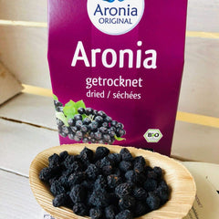 Aronia ORIGINAL, Dehydrované plody arónie, bez konzervantů, bez přidaného cukru, 500 gramů Dehydrované produkty Naty Shop