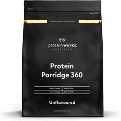 Protein Works - Proteinová kaše 360 | Mýtus Další vitamíny a minerály | Proteinreiches Frühstück | Kalorienarme Haferflocken | 13 porcí | Natürlich | 1 kg cereálií Naty Shop Výchozí název