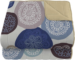 Fantasy italské povlečení z mikrovlákna léto 1,5 lůžka Murrine Quilts & Quilts Naty Shop