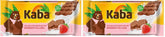 Kaba mléčná čokoláda s jahodovým krémem, plněná čokoládová tyčinka, 90g tyčinka, čokoláda rozpuštěná v ústech s jahodově ovocným krémem a Kaba Original příchuť (balení 2 ks)