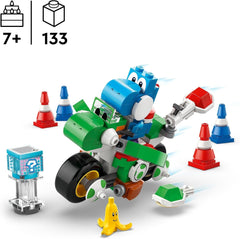 LEGO Super Mario: Mario Kart – kolo Yoshi, sběratelská sada Nintendo Adventure, dárek pro děti, chlapce, dívky a hráče 7+, sada figurky Yoshi 72031 Stavebnice Besuche den LEGO-Store