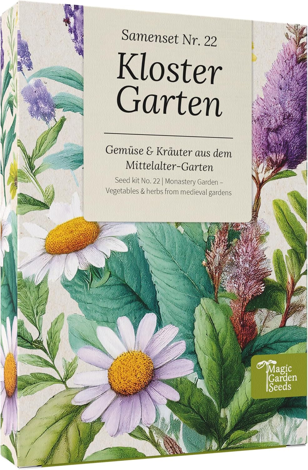 Magic Garden Seeds - The Monastery Garden: Zelenina a bylinky ze středověku - 9 historických kulinářských, léčivých a zahradních semen
