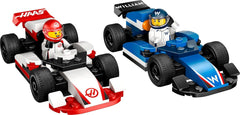 LEGO City Závodní vozy F1 Williams a Haas F1 - Hračka Formule 1 se sestavitelnými auty a 2 minifigurkami závodních jezdců - Nápady na malé dárky pro chlapce a dívky od 4 let 60464 Stavebnice Beuche den LEGO-Store
