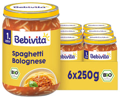 Boloňské špagety pro děti, 250 g, balení 6 ks (6 x 250 g)